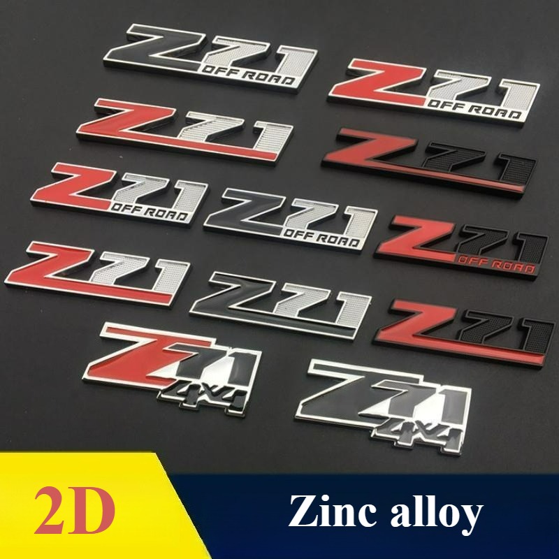 Car Accessories Useful - 高品質改造2Dメタルステッカーレター-Z71シリーズは傷を隠すDIY装飾カーアクセサリーです。