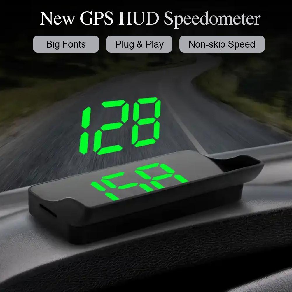 Car Accessories Xiaomi - Xiaomi 車 HUD GPS ヘッドアップディスプレイ新スタイルデジタルスピードメータープロジェクター HD