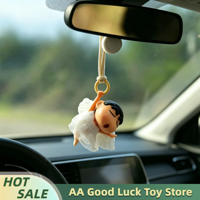 Car Accessories Etsy - クレヨンしんちゃん エンジェルバレエ ミニカーバックミラー吊り下げペンダント クリエイティブな車内装飾 絶妙な多用途オーナメント