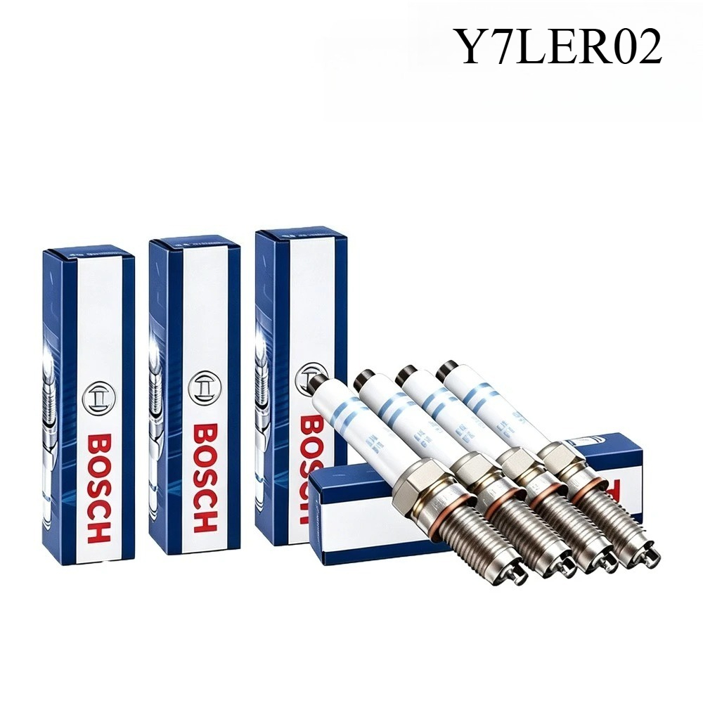 Bosch Spark Plug Iridium - ボッシュ純正Y7LER02イリジウムスパークプラグ、FAW VWサギタA5 1K 1.6 EA211 1.5L
