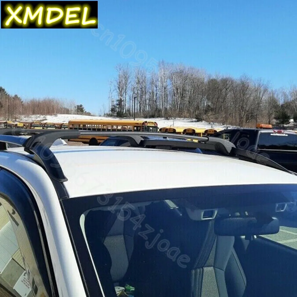 Car Roof Rack Cross Bar - 2018-2024年式、2017年式スバル・クロストレック・インプレッサ用カースタイリング、ブラックルーフレールラッククロスバー2本、自動車部品