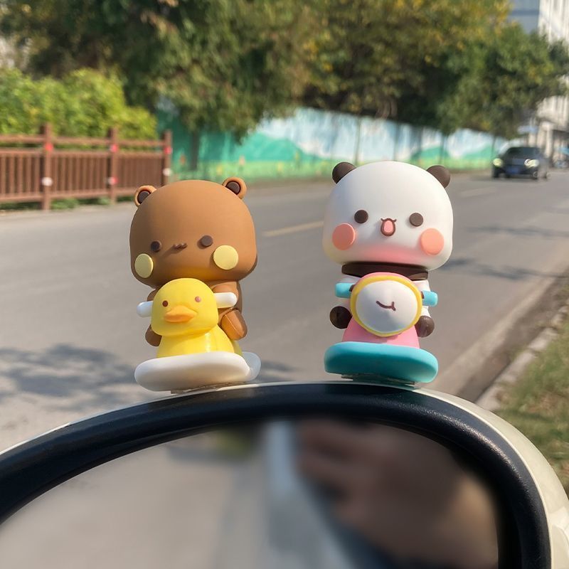 Yier Bubu スプリングスイングフィギュア かわいい漫 - Car Accessories Etsy のレビューと価格