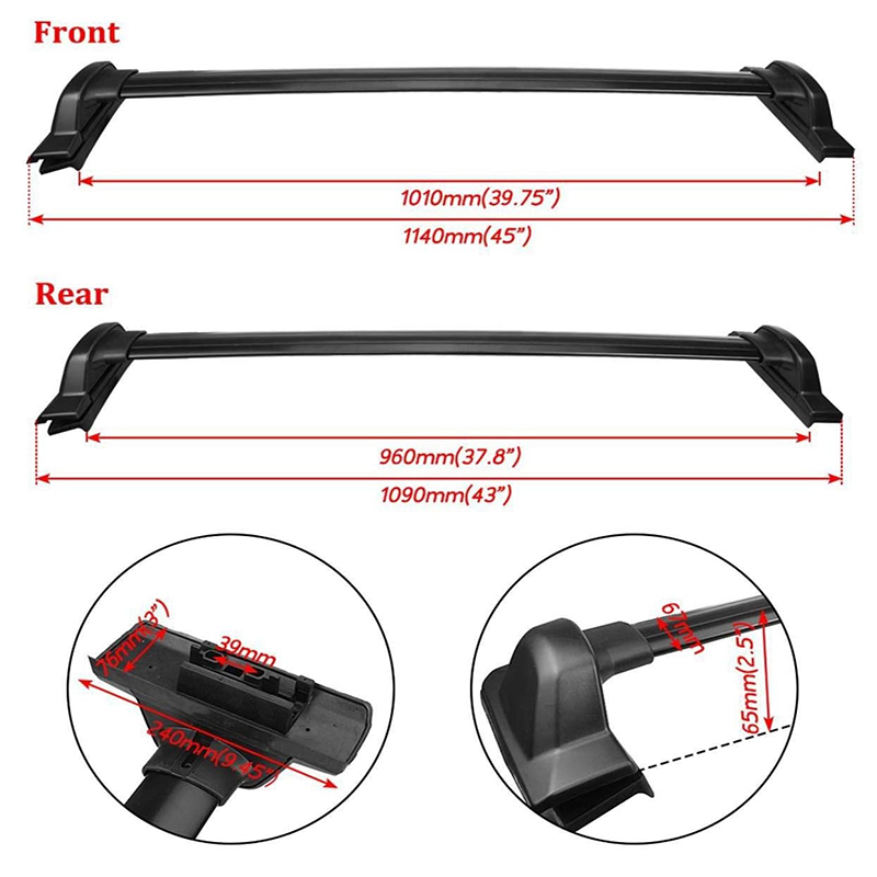 ホンダCRV CR-V 2007-2011用OEMスタイルカ - Car Roof Rack Cross Bar のレビューと価格