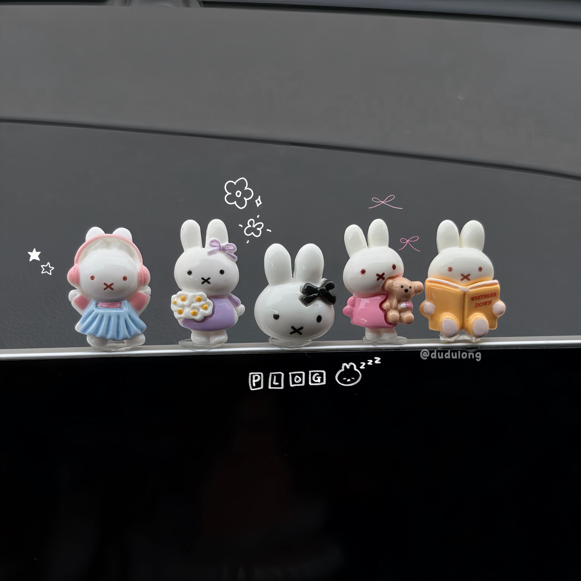 韓国風フラワーブーケ ミッフィーうさぎ 車装飾ステッカー か - Car Accessories Etsy のレビューと価格