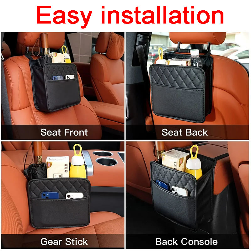 スリムな車の後部座席用ゴミ袋 - 省スペース設計、毎日の使用 - Car Accessories Useful のレビューと価格