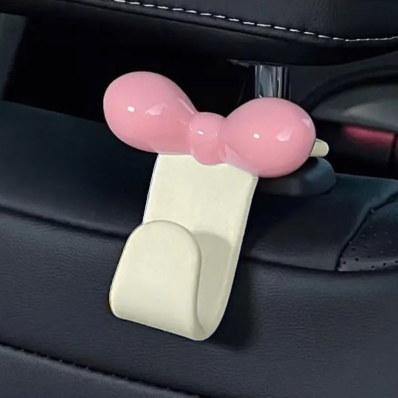 ミニマリストなボウ型車用後部座席吊り下げフック、実用的な収納 - Car Accessories Useful のレビューと価格