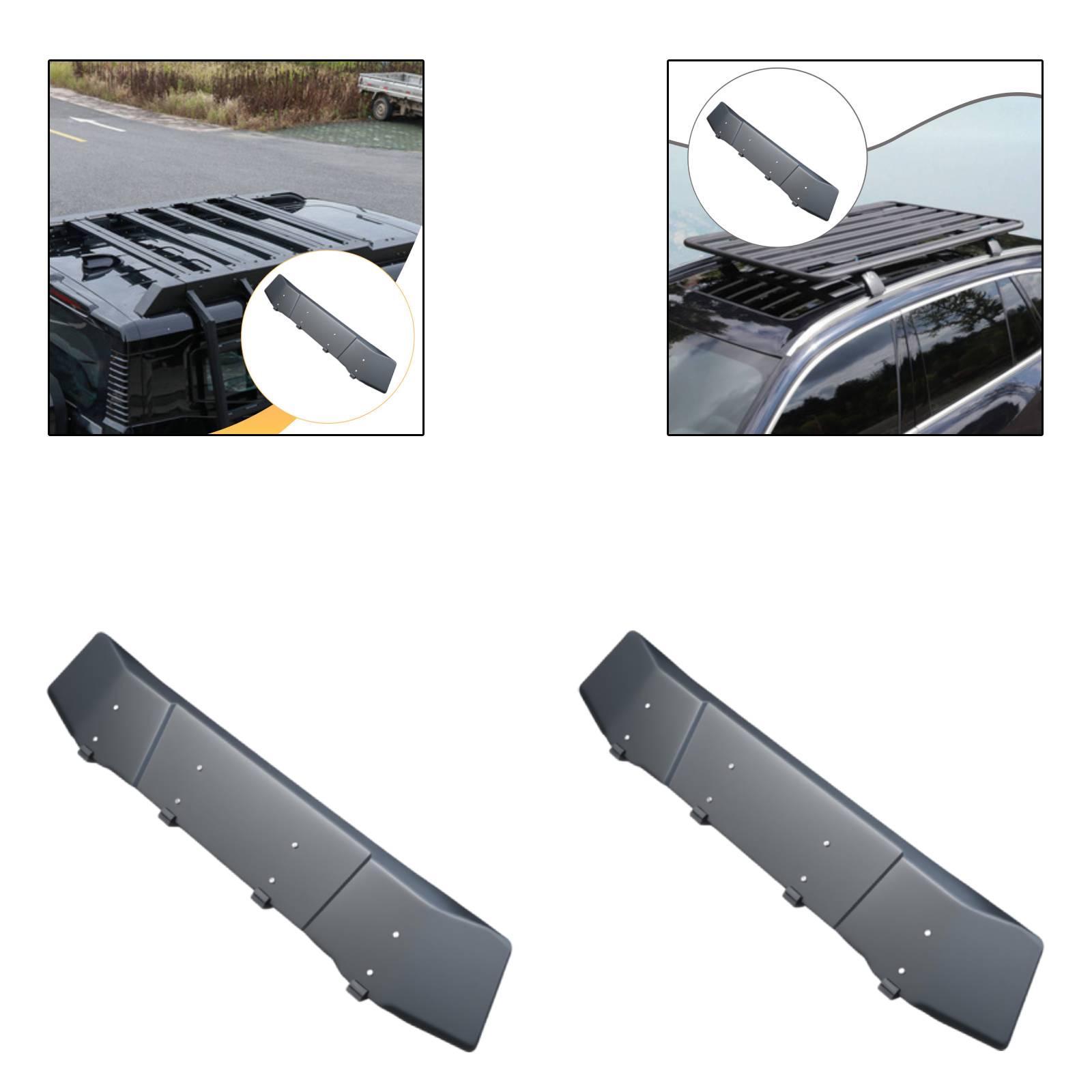 ルーフラックフェアリングエアデフレクター ユニバーサルカー用 - Car Roof Rack Cross Bar のレビューと価格