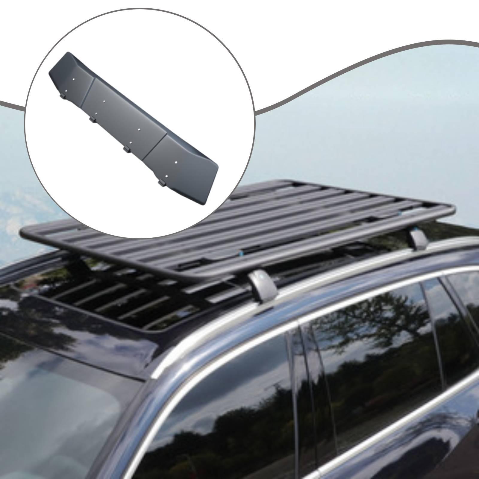 ルーフラックフェアリングエアデフレクター ユニバーサルカー用 - Car Roof Rack Cross Bar のレビューと価格