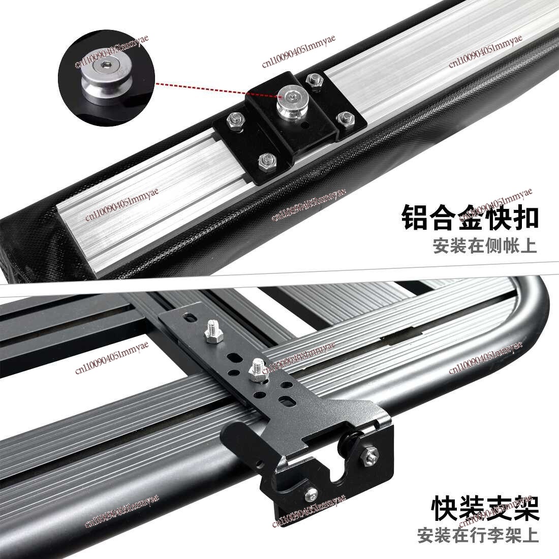 車のサイドオーニングブラケットクイックリリース取り付けクラン - Car Roof Rack Cross Bar のレビューと価格