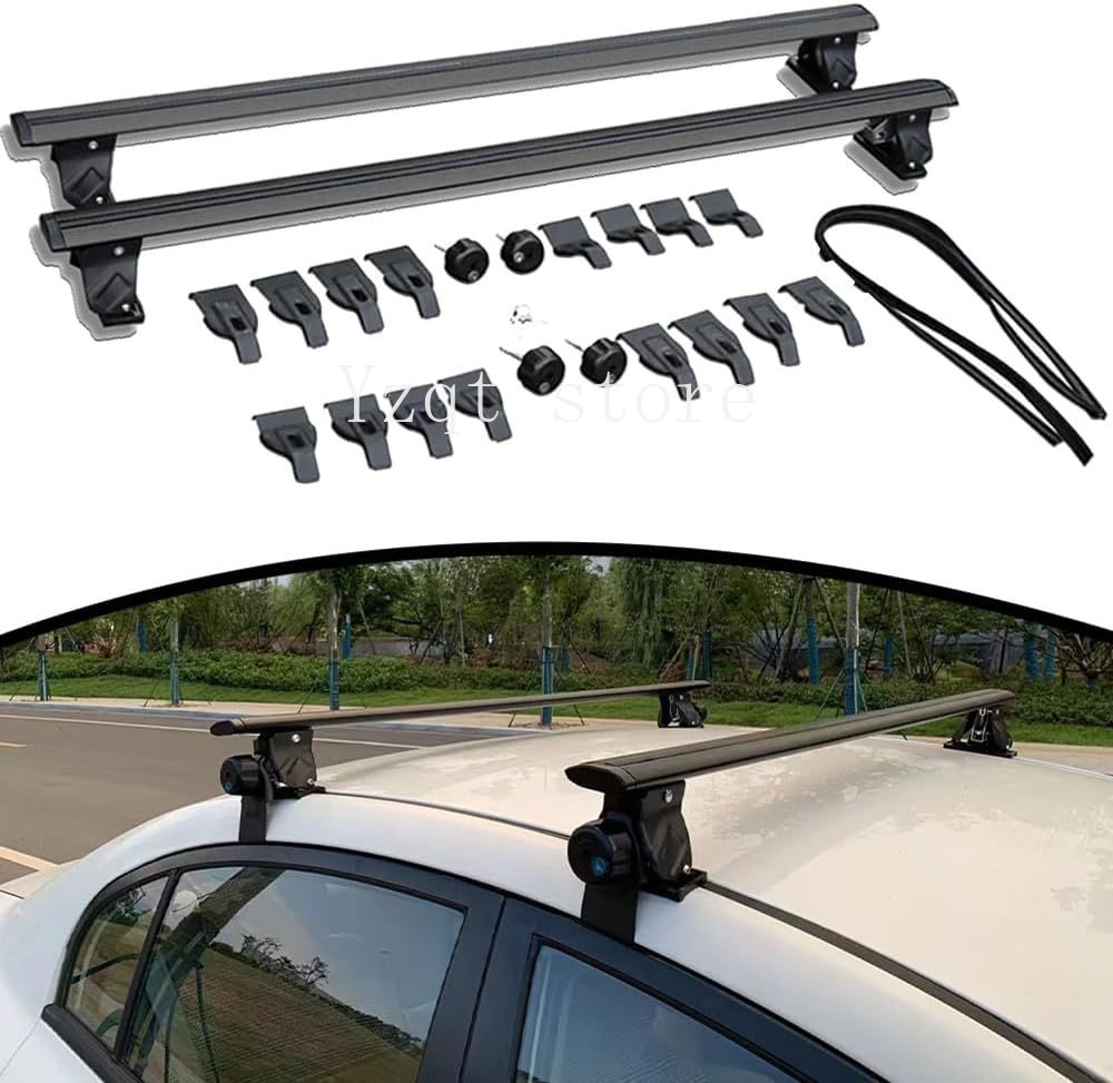 厚みのあるアルミ合金製タイガークロウクロスバー、穴あけ不要の - Car Roof Rack Cross Bar のレビューと価格