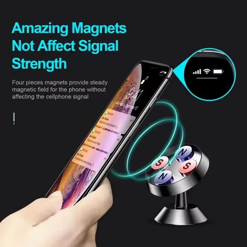 磁気自動車電話ホルダーマグネットマウントブラケット車のダッシ - Car Accessories Xiaomi のレビューと価格