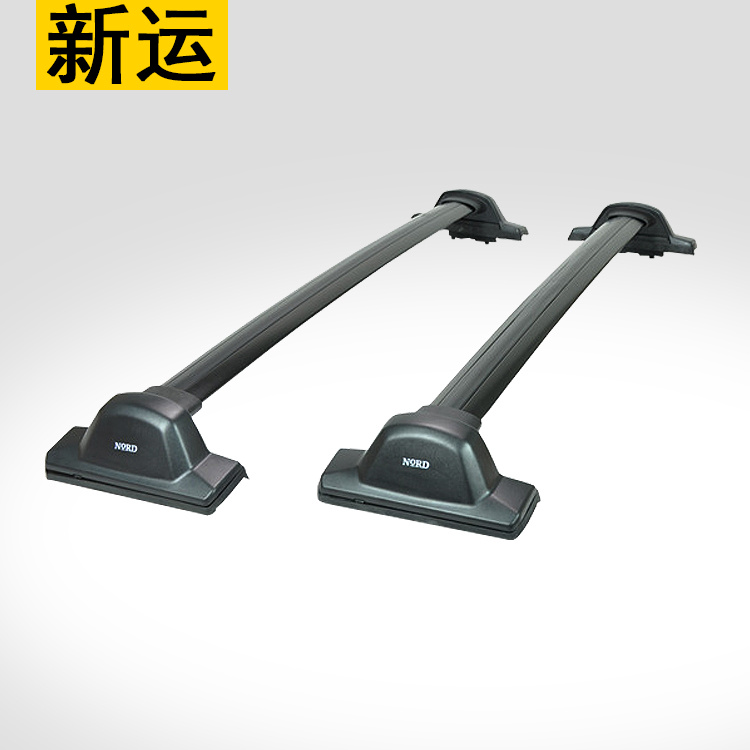 SHITURUI 1 ペアブラックサイドレール車のルーフラッ - Car Roof Rack Cross Bar のレビューと価格