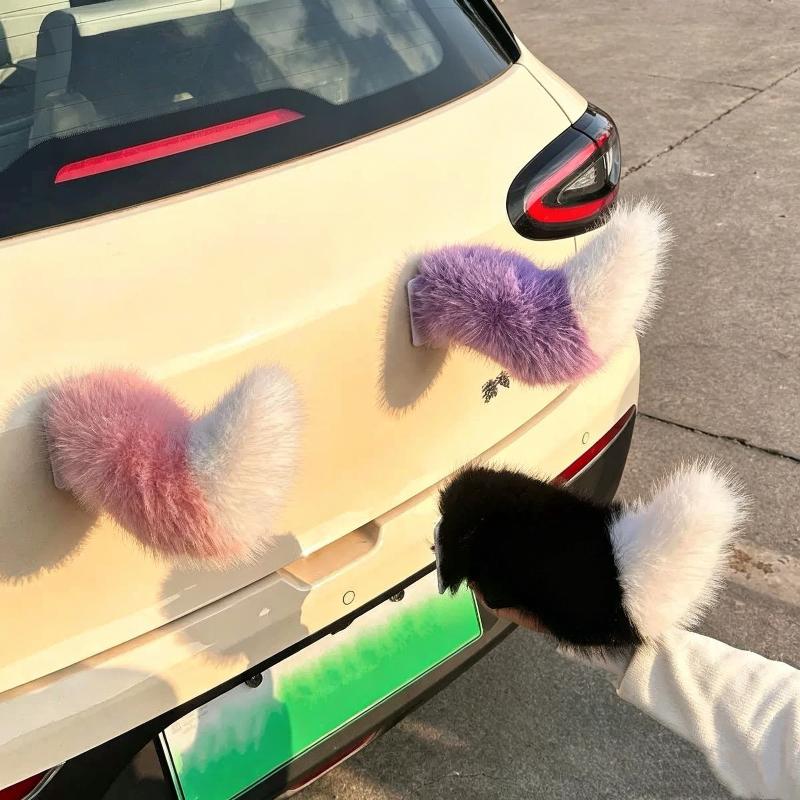 車用電動小型テールデコレーション、音声制御、可愛いコスプレ小 - Car Accessories Useful のレビューと価格