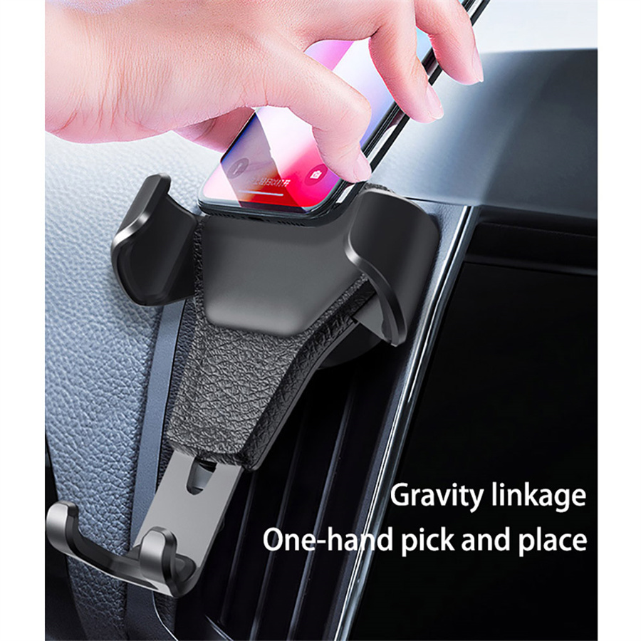 重力式車載携帯電話ホルダー エアコン吹き出し口用 モバイルフ - Car Accessories Xiaomi のレビューと価格