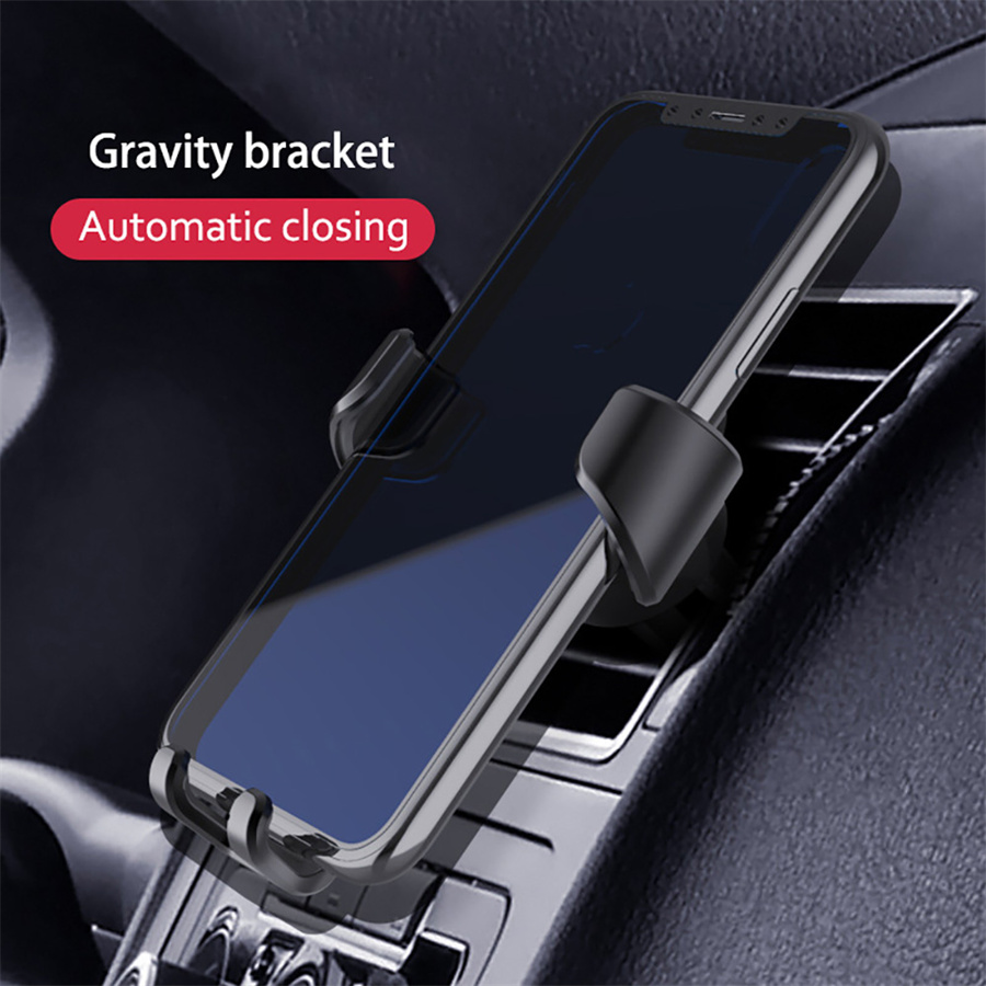 重力式車載携帯電話ホルダー エアコン吹き出し口用 モバイルフ - Car Accessories Xiaomi のレビューと価格