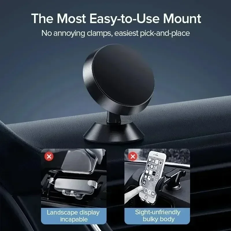 磁気自動車電話ホルダーマウントダッシュボードスマートフォンモ - Car Accessories Xiaomi のレビューと価格